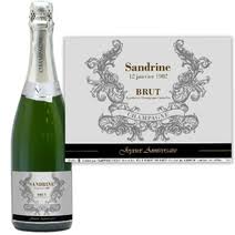 bouteille de champagne gravée