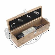 coffret bouteille de vin et accessoires