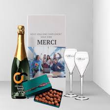 coffret cadeau bouteille de champagne