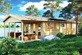 chalet en bois habitable 50m2