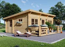 chalet en bois habitable tout équipé