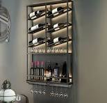 étagère à vin murale