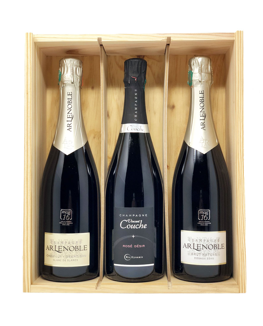 coffret champagne 3 bouteilles
