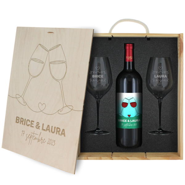 coffret de vin personnalisé