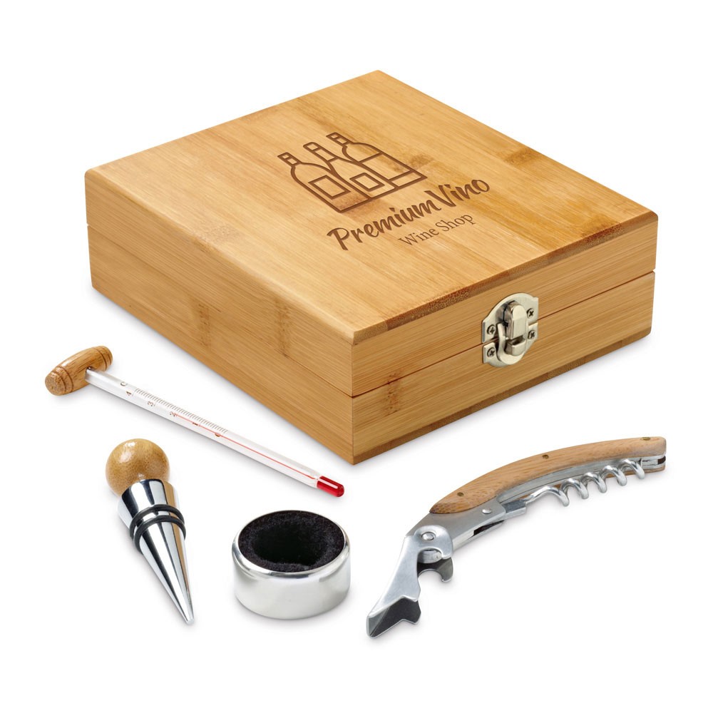 coffret vin 4 accessoires