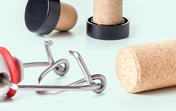 bouchon en plastique vin