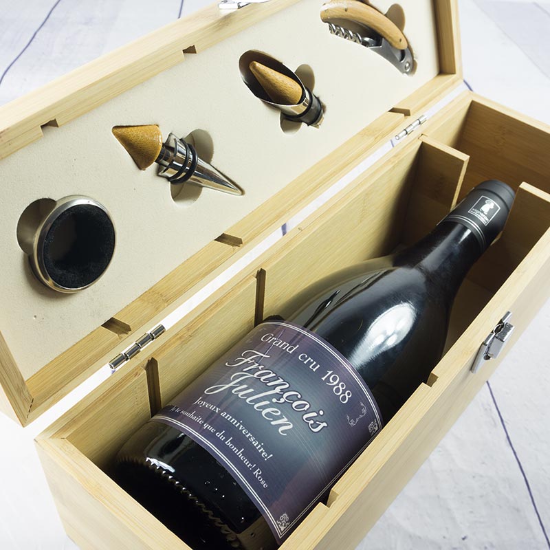 coffret sommelier personnalisable